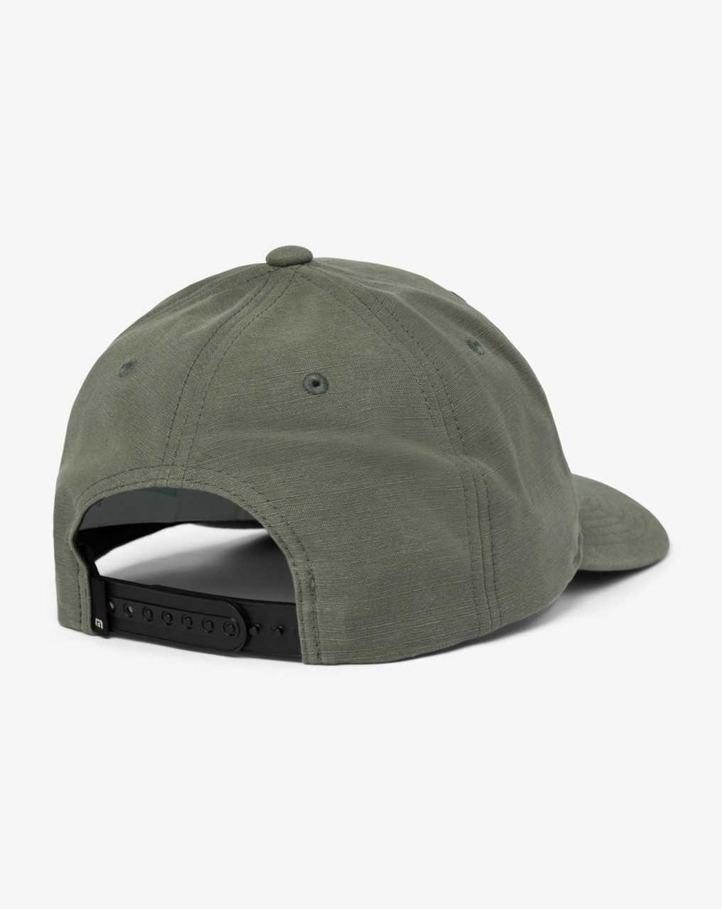 Travis Mathew Pilsen Snapback Hat Dark Olive | OMRICPY-58