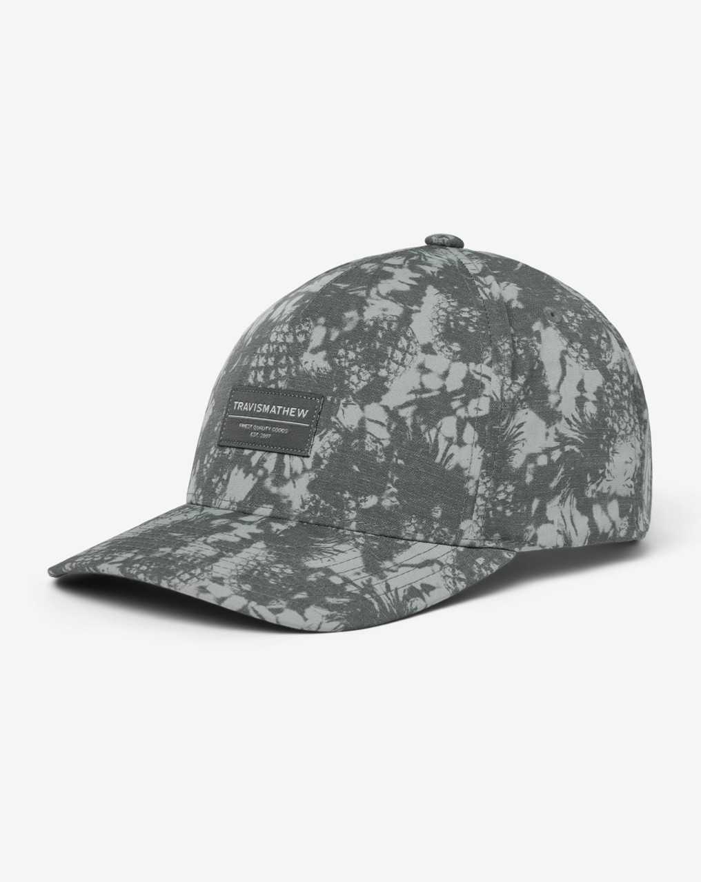 Travis Mathew Pineapple Please Snapback Hat Grey | PNXCUOT-97