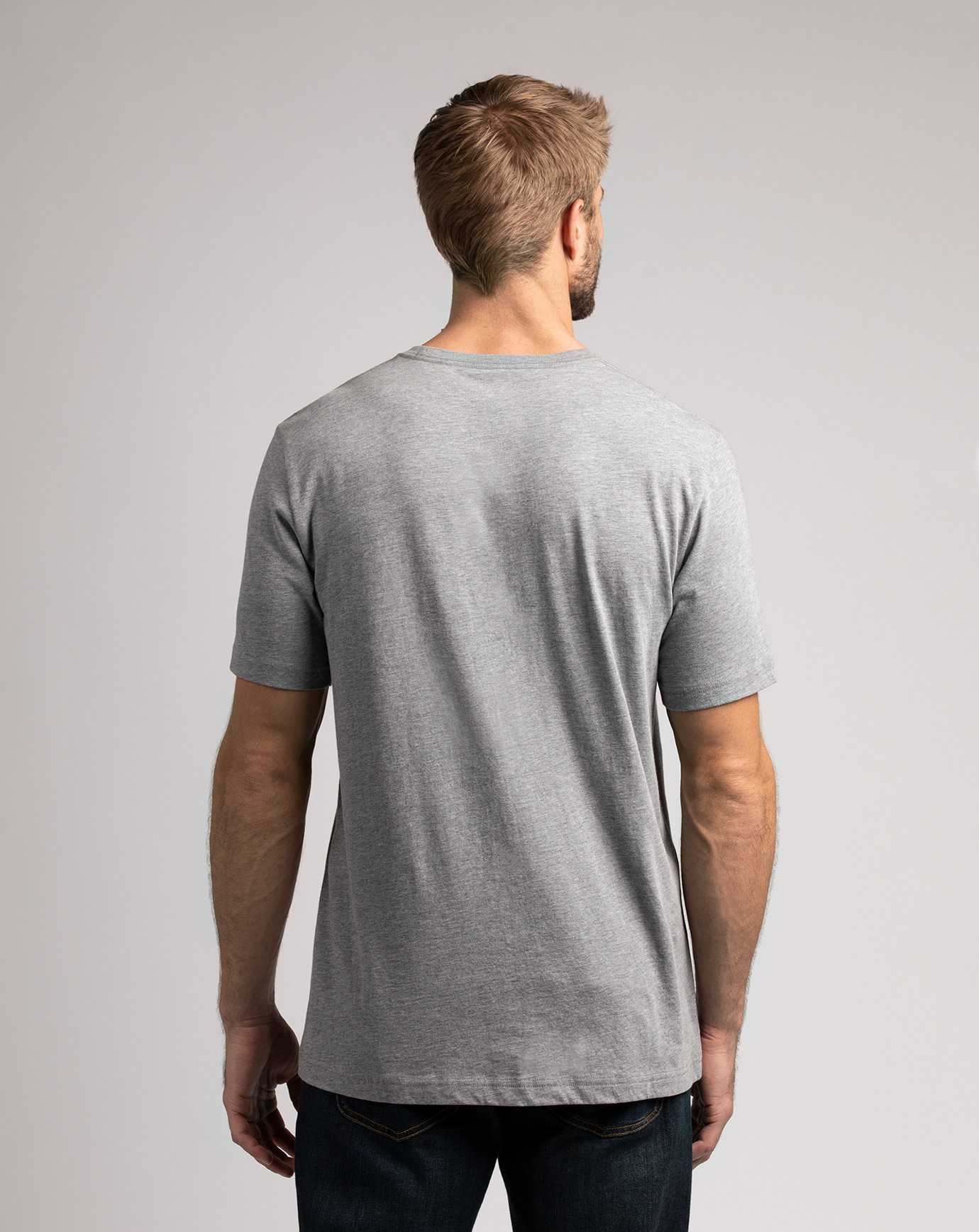 Travis Mathew Powder Mountain Tee Heather Grey | UKLAXMQ-45