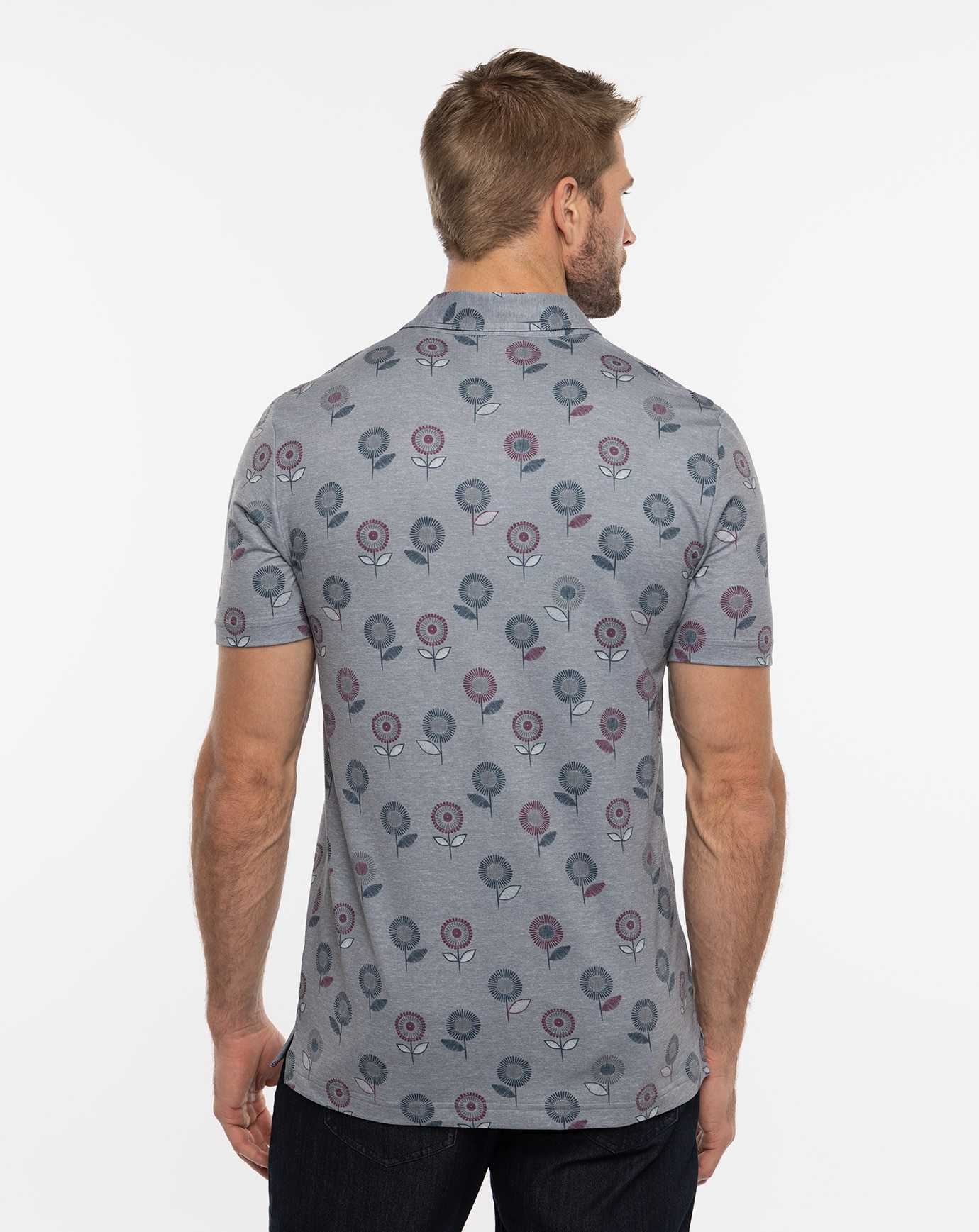 Travis Mathew Preboarding Polo Heather Medium Grey | JSWXQHF-51