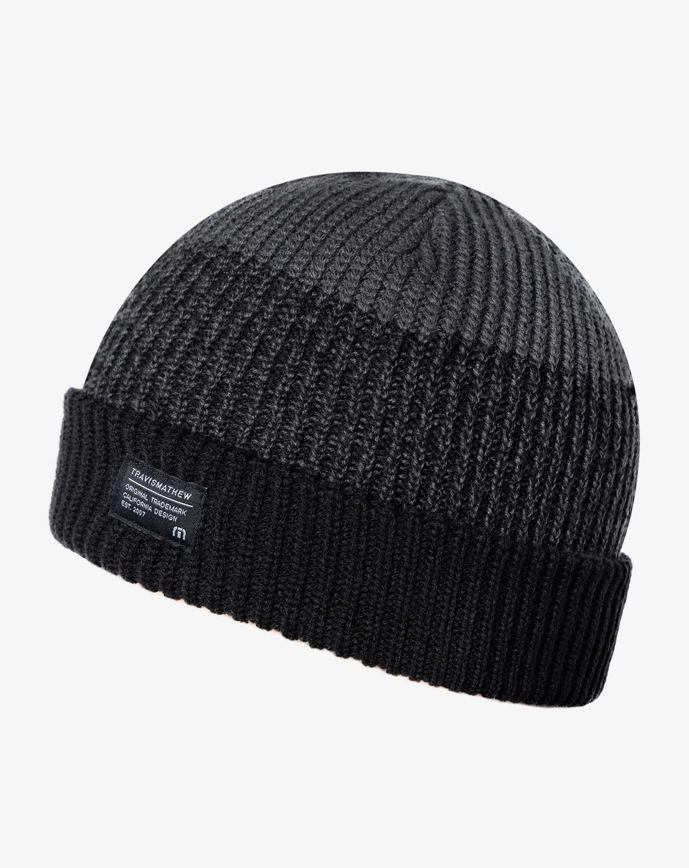 Travis Mathew Prevailing Winds Beanie Black | NOFPIZS-98