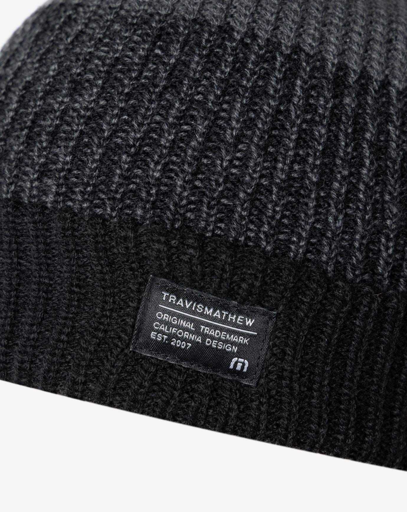 Travis Mathew Prevailing Winds Beanie Black | NOFPIZS-98