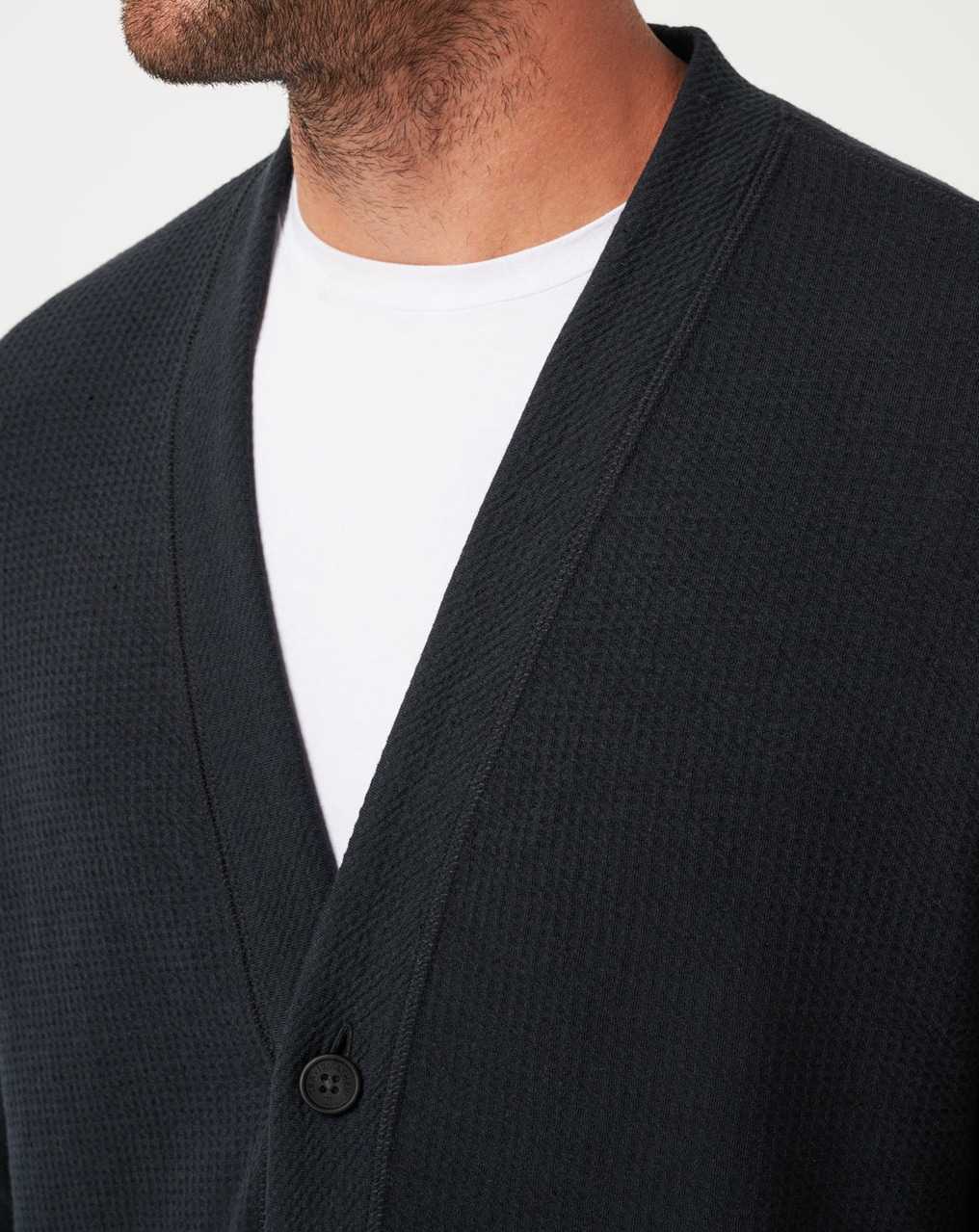 Travis Mathew Pristine Shore Cardigan Black | KWQYCVL-49