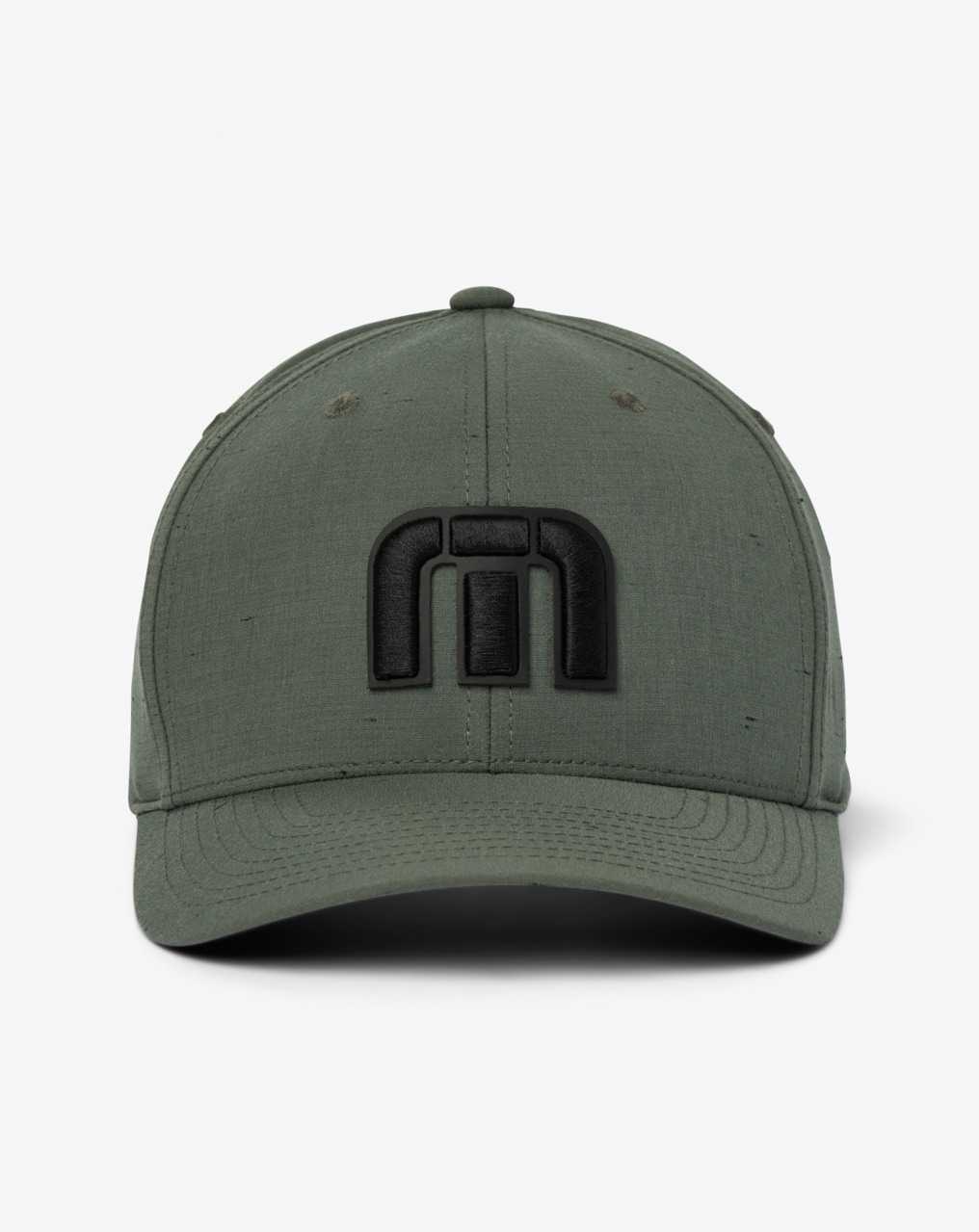 Travis Mathew Private Cabin Snapback Hat Dark Olive | YTAZLDV-87