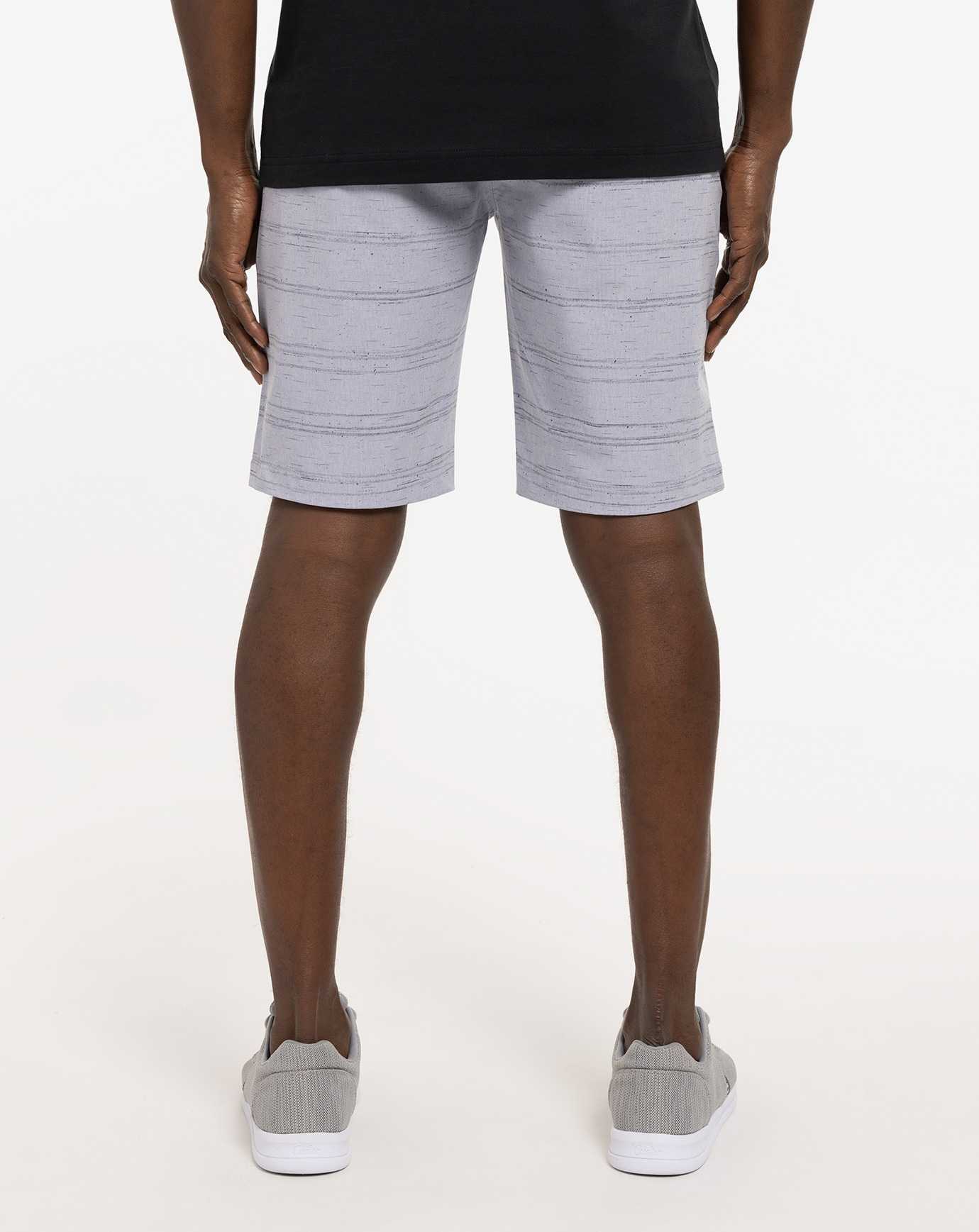 Travis Mathew Provisions Short 9in Heather Silver Bullet | FCADMBR-65