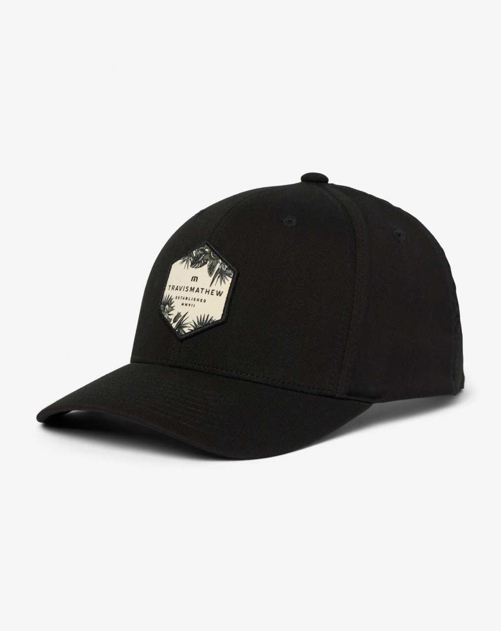 Travis Mathew Reflect The Sun Snapback Hat Black | GZPXHWN-28