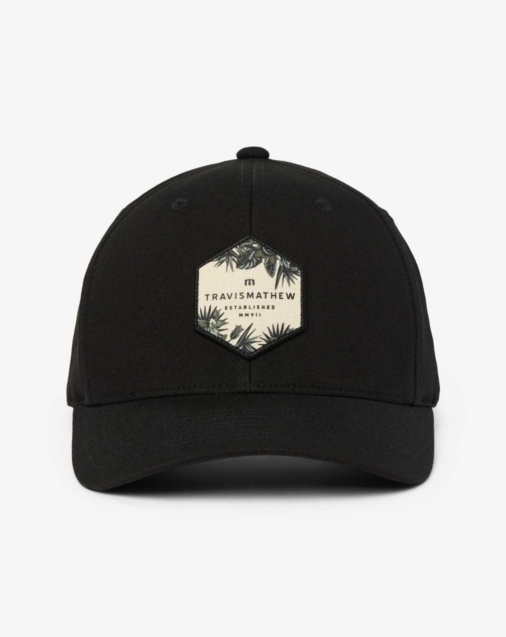 Travis Mathew Reflect The Sun Snapback Hat Black | GZPXHWN-28