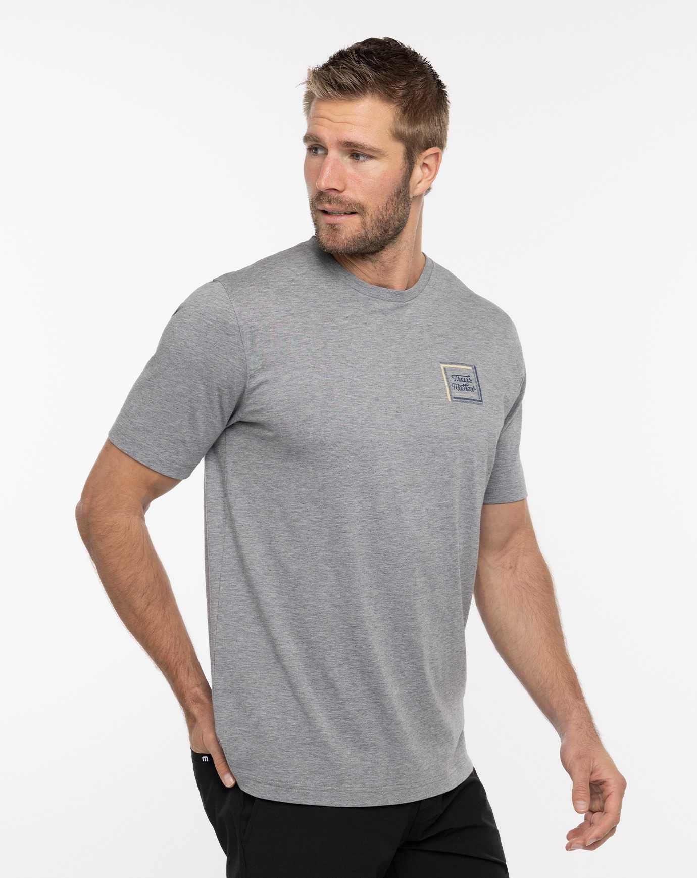 Travis Mathew Riviera Maya Tee Heather Grey | EZQULIO-76