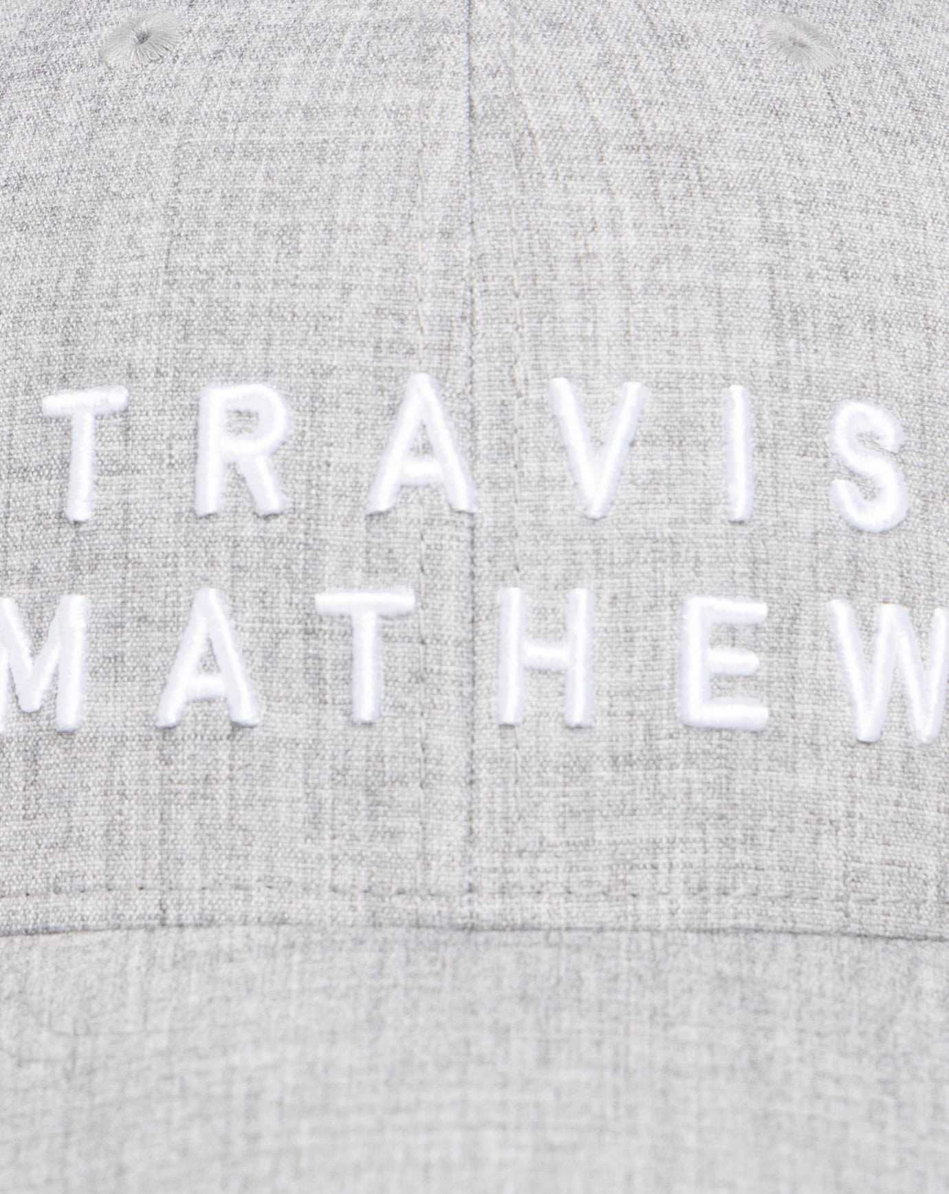 Travis Mathew Rockdale Snapback Hat Heather Grey | BSQCVDI-28