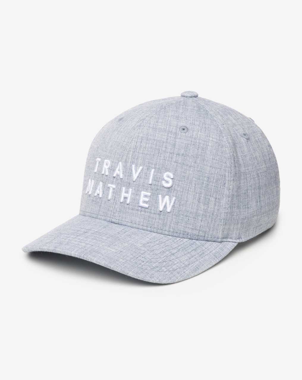 Travis Mathew Rockdale Snapback Hat Heather Light Blue | VXHKLPC-21