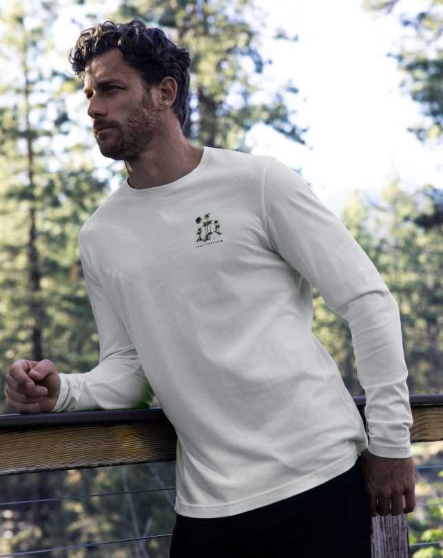 Travis Mathew Rolling Waves Long Sleeve Tee Vanilla Ice | POTQVUM-91