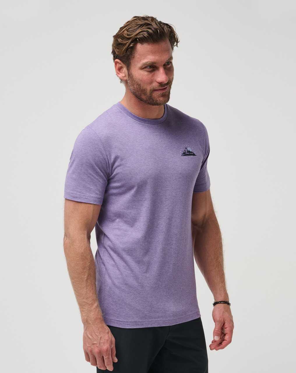 Travis Mathew Room With A View Tee Heather Imperial | GOQPBXW-70