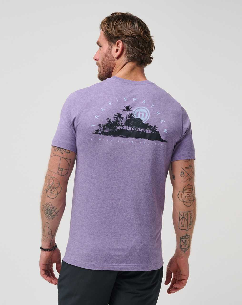 Travis Mathew Room With A View Tee Heather Imperial | GOQPBXW-70