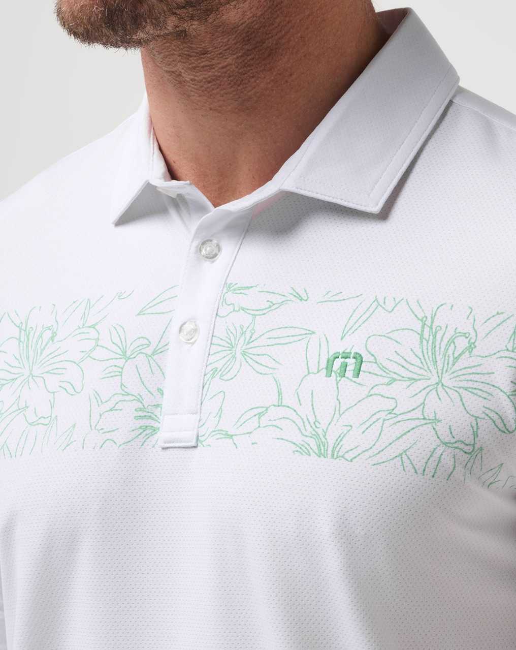 Travis Mathew Round It Up Polo White | LXQBJWG-74