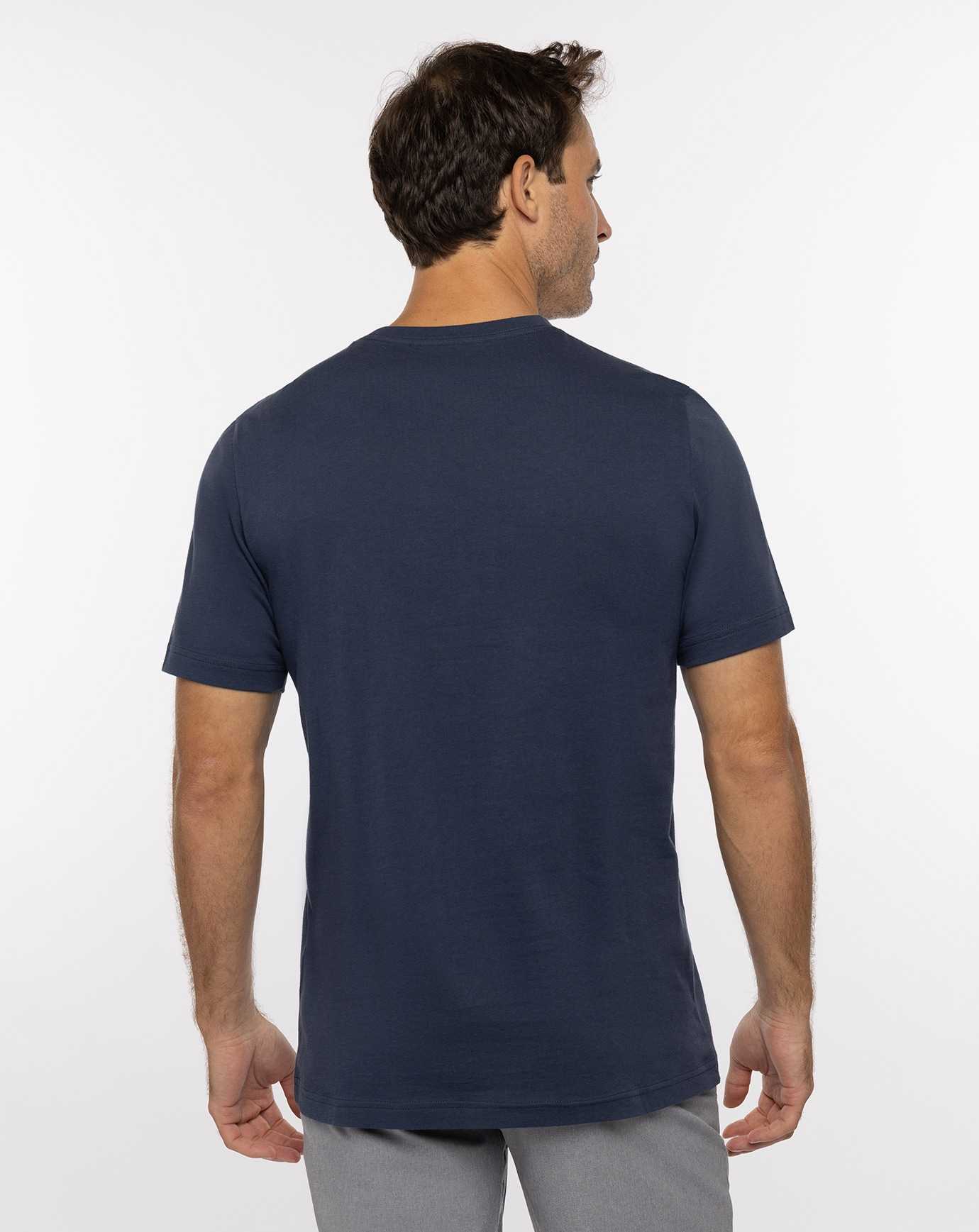 Travis Mathew Roundups Tee Mood Indigo | YKZUGCQ-73