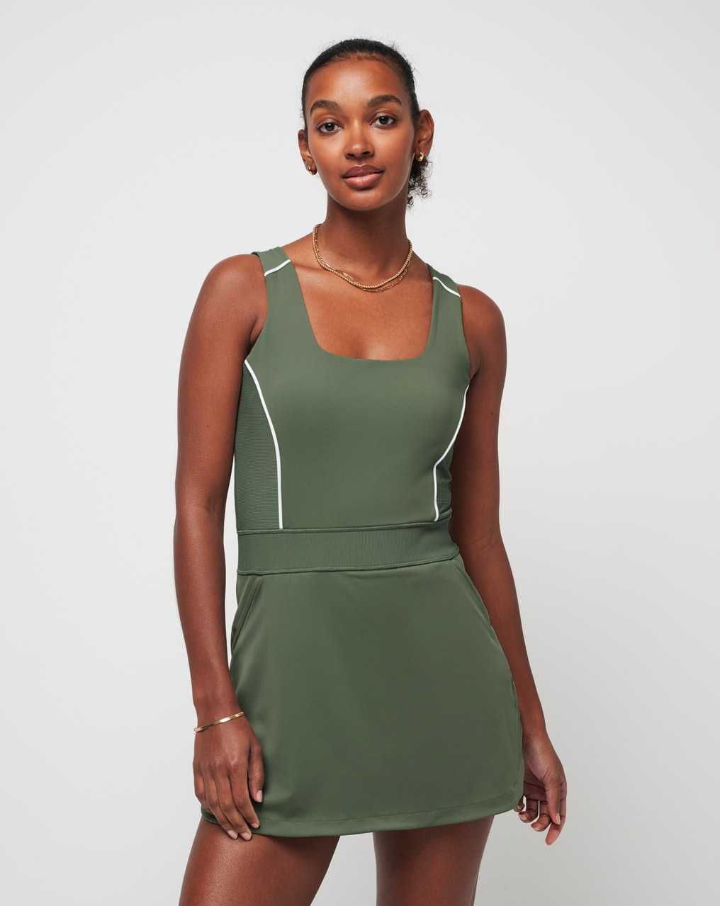 Travis Mathew Royal Treatment Moveknit Dress Agave Green | MLIGECH-67