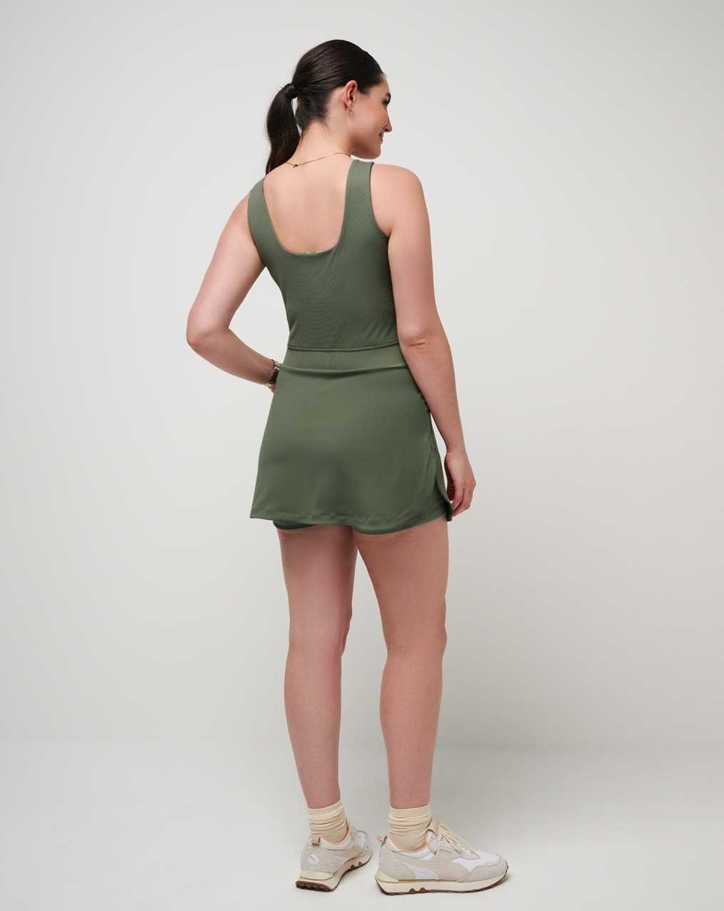 Travis Mathew Royal Treatment Moveknit Dress Agave Green | MLIGECH-67