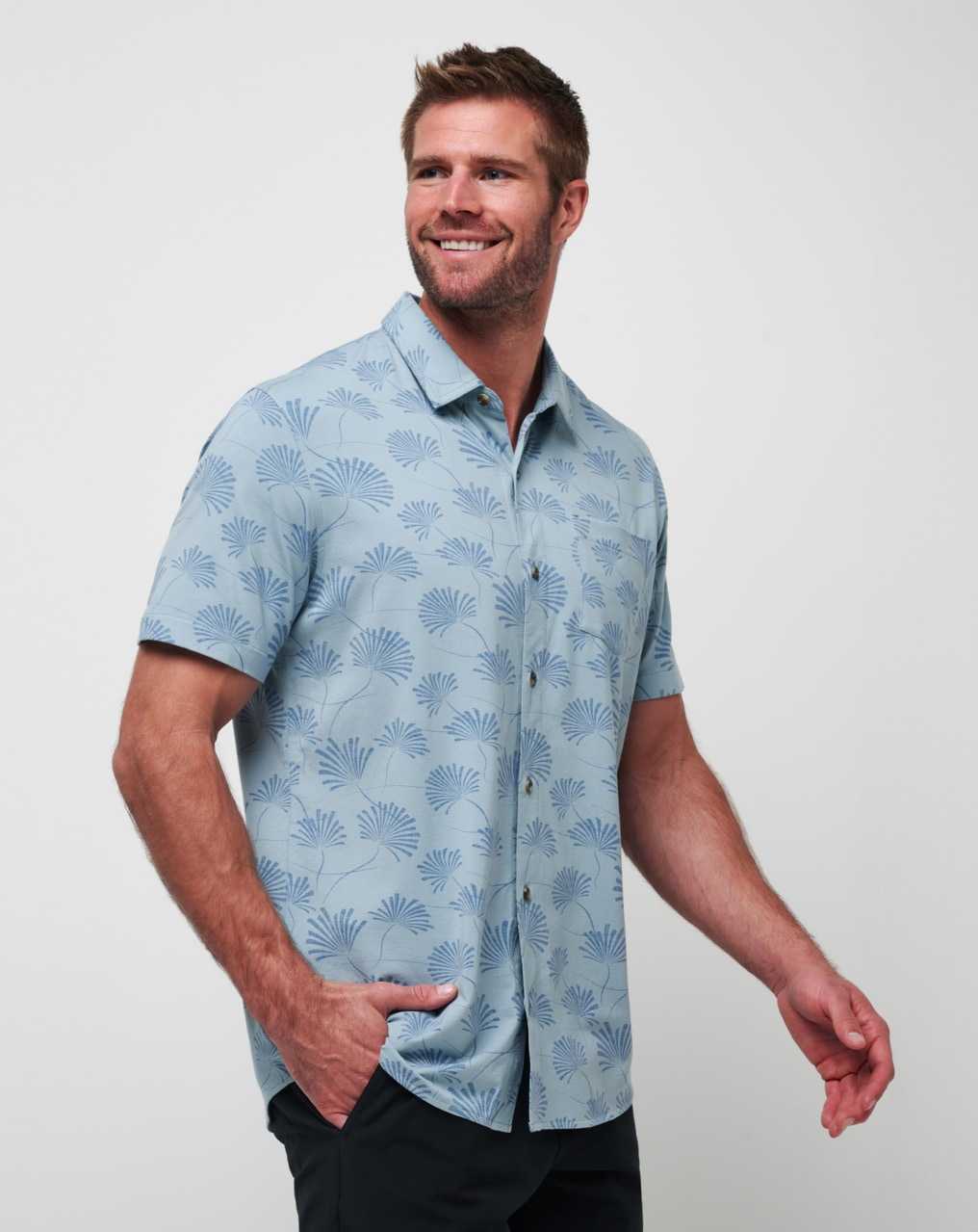 Travis Mathew Rum Ration Button-up Arona | HLAJCWG-43