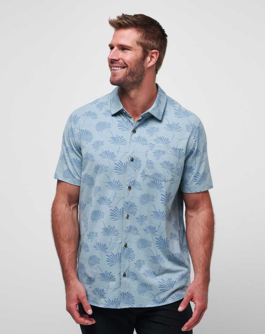 Travis Mathew Rum Ration Button-up Arona | HLAJCWG-43