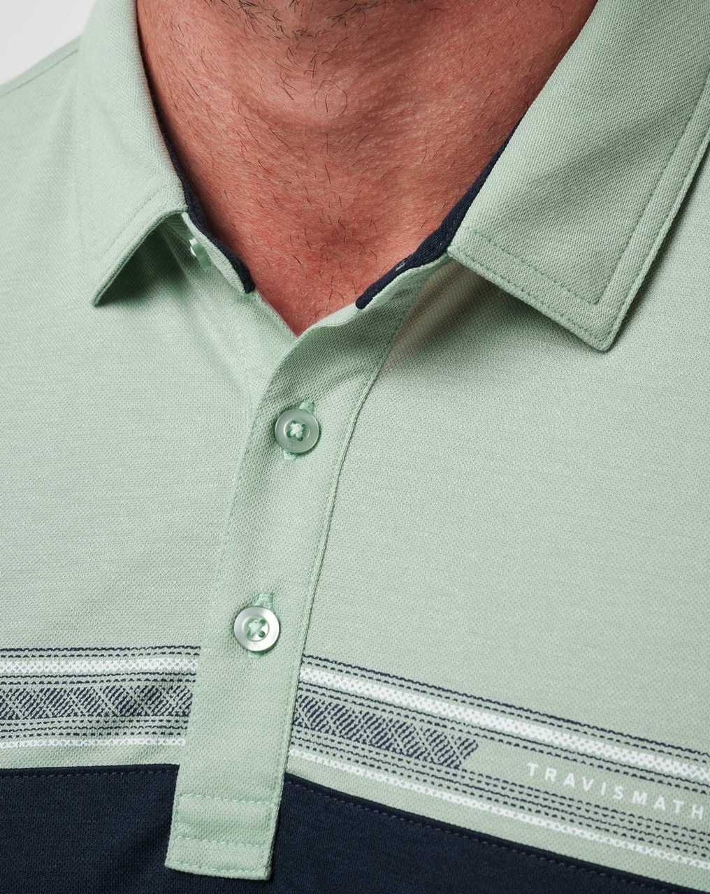 Travis Mathew Rustic Route Polo Jadeite | PGMCRFY-25