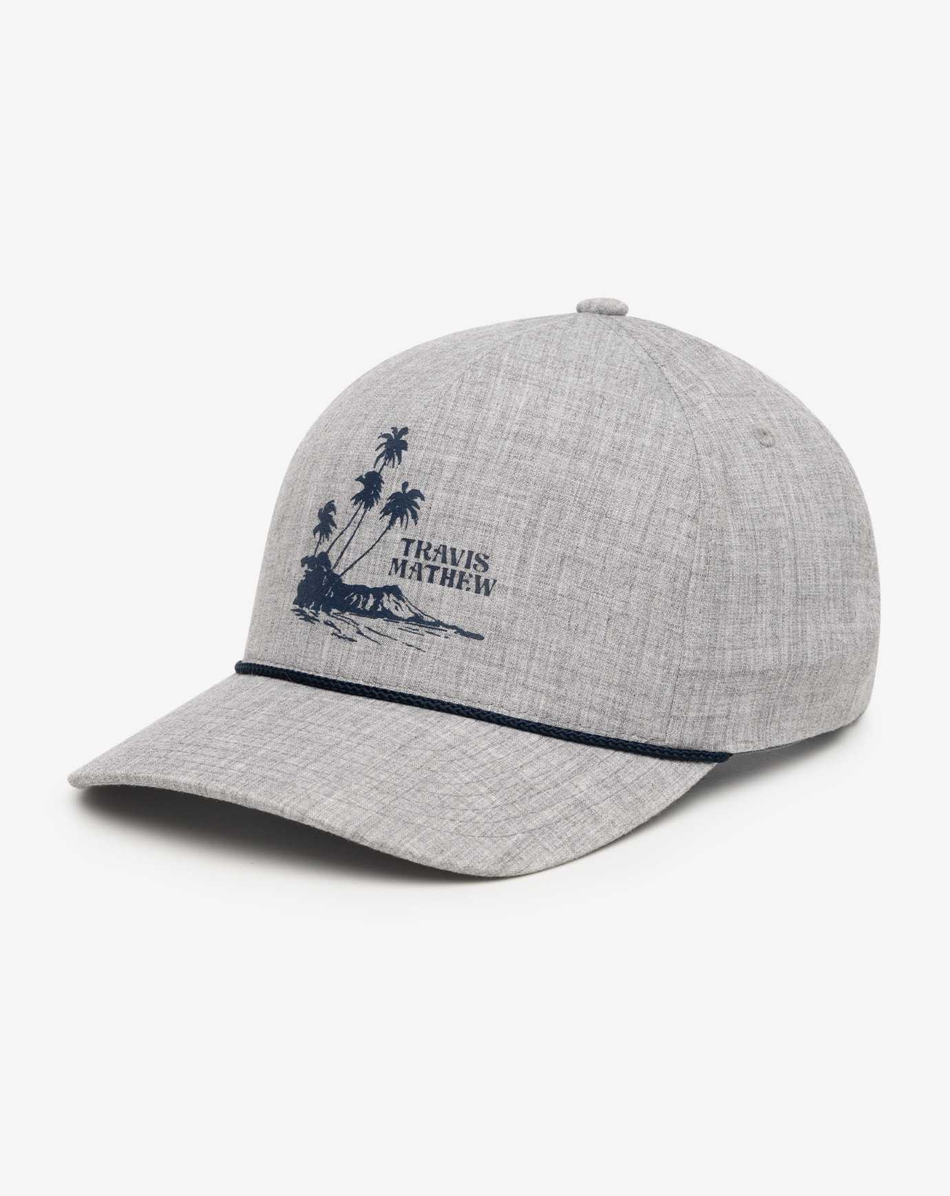 Travis Mathew Salsa Verde Snapback Hat Heather Grey | AOBFWPM-34