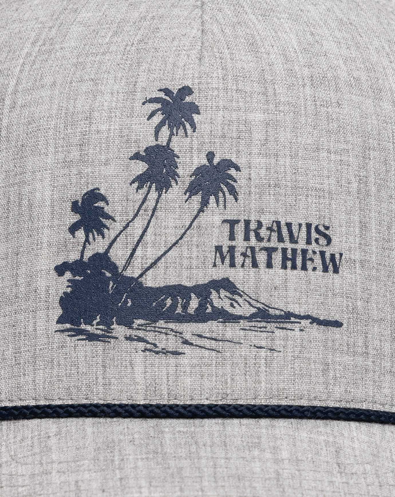 Travis Mathew Salsa Verde Snapback Hat Heather Grey | AOBFWPM-34