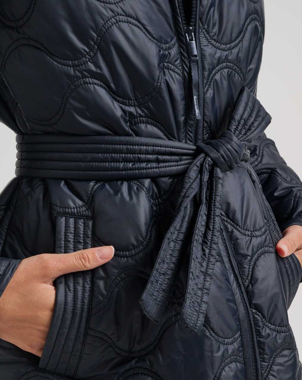 Travis Mathew Saltwater Spray Quilted Jacket Black | ODCVMYA-75