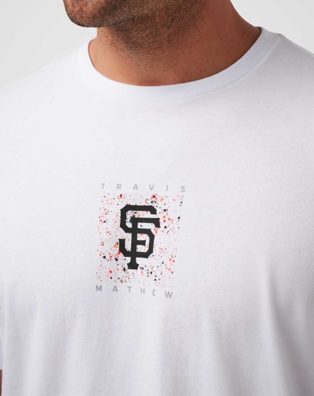 Travis Mathew San Francisco Giants In The Dugout Tee White | LJBDZPS-80