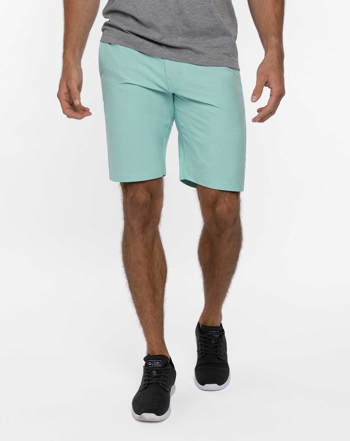 Travis Mathew Sand Harbor Short 9in Heather Turquoise | MRZOECU-57