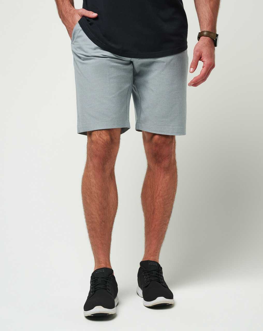 Travis Mathew Sand Harbor Short 9in Heather Sleet | XRAVJIW-94