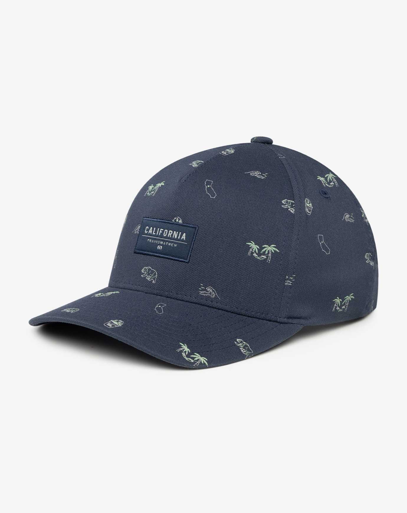 Travis Mathew Sausalito Snapback Hat Blue Nights | CGYLXTW-84