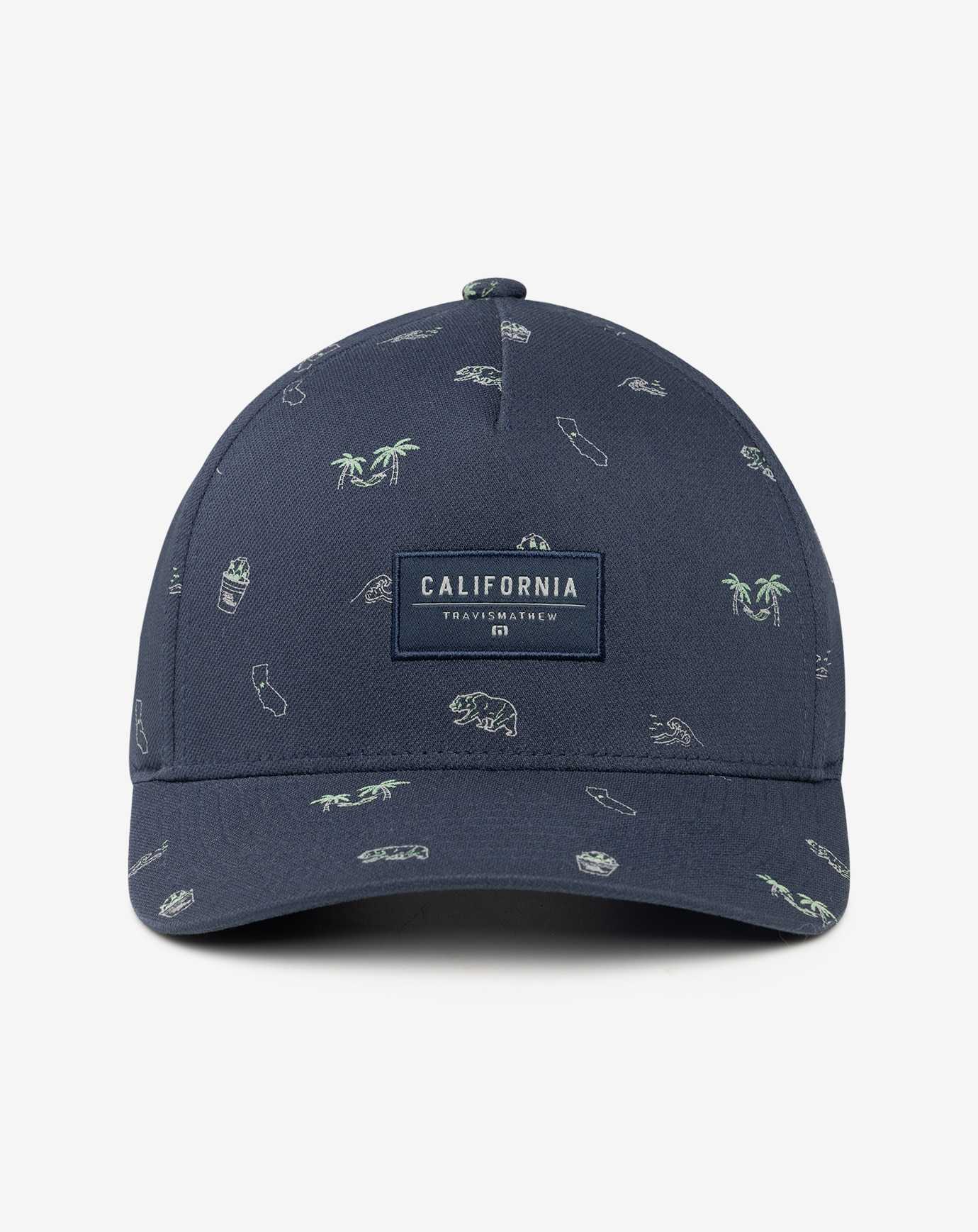 Travis Mathew Sausalito Snapback Hat Blue Nights | CGYLXTW-84