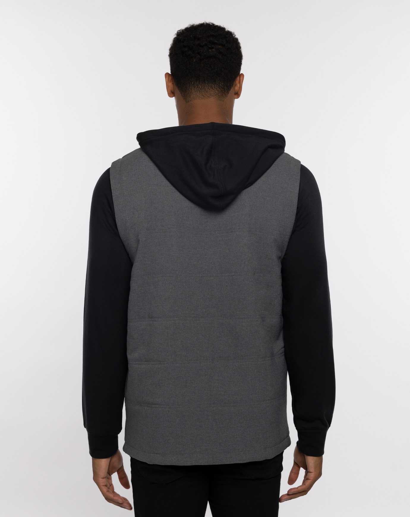 Travis Mathew Scavenger Full Zip Hoodie Heather Dark Grey | NVAGMYK-78