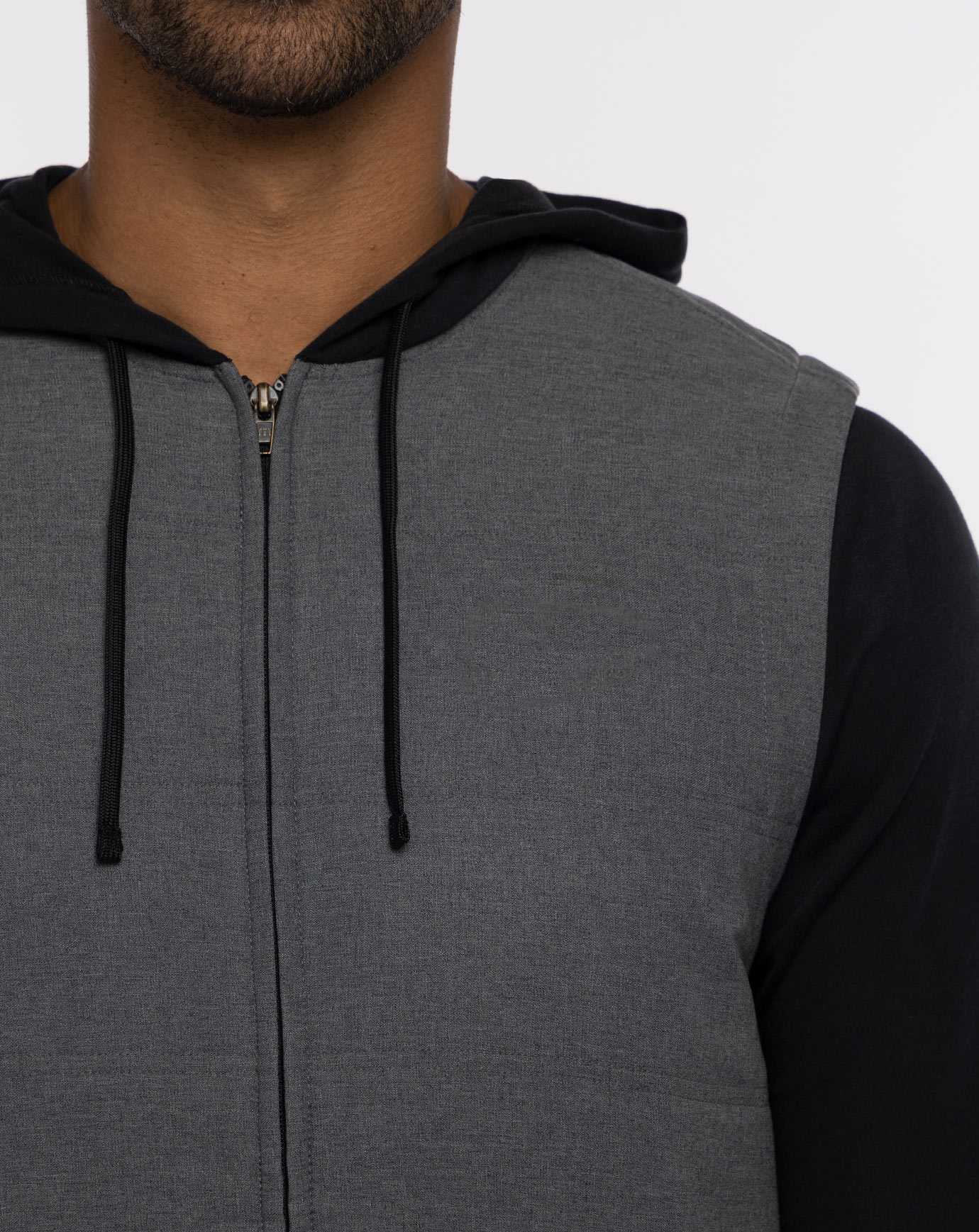 Travis Mathew Scavenger Full Zip Hoodie Heather Dark Grey | NVAGMYK-78