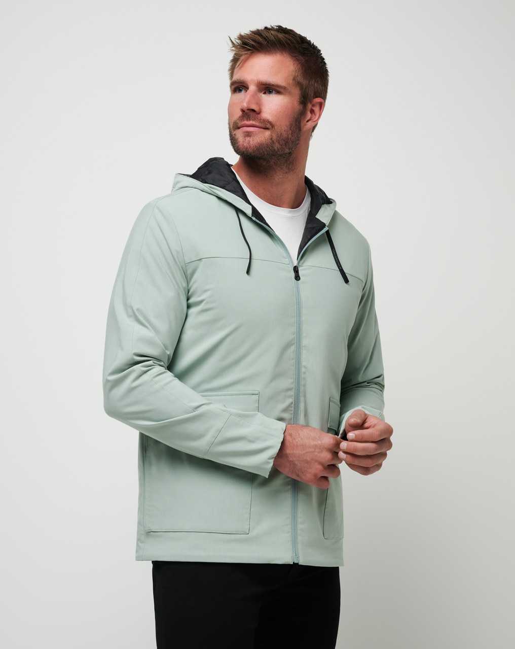 Travis Mathew Scenic Road Jacket Jadeite | PBMRFYX-43