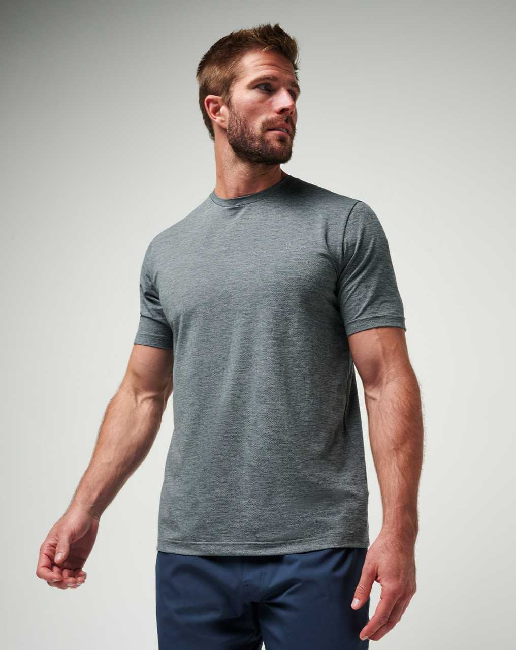 Travis Mathew Scenic Vista Active Tee Heather Grey | VDKYHNU-68