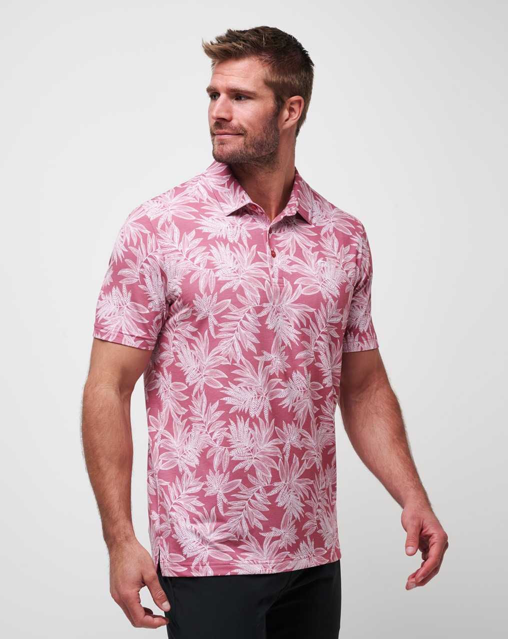 Travis Mathew Sea Journey Polo Earth Red | WLMXJVT-83