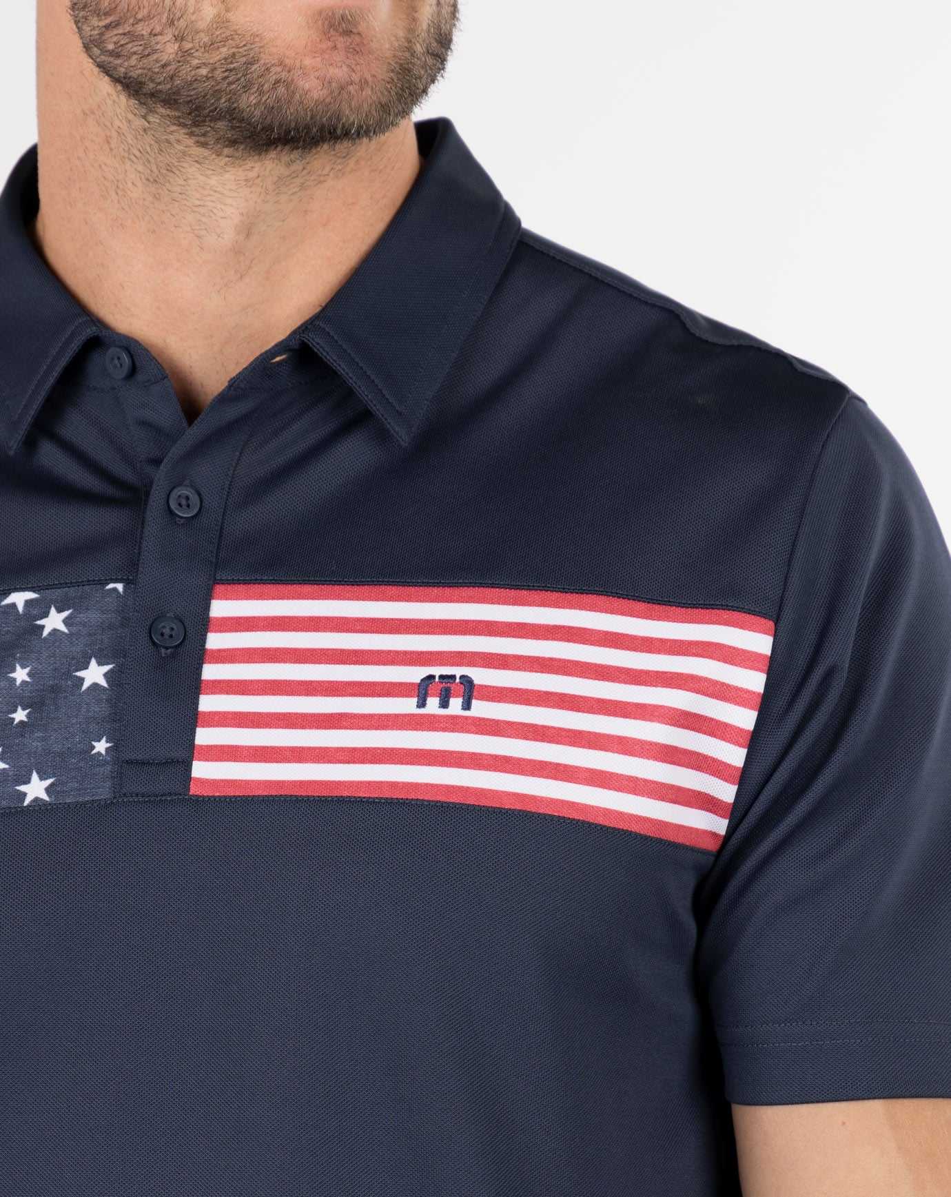 Travis Mathew Sea To Sea Polo Blue Nights | WPVYBHN-29