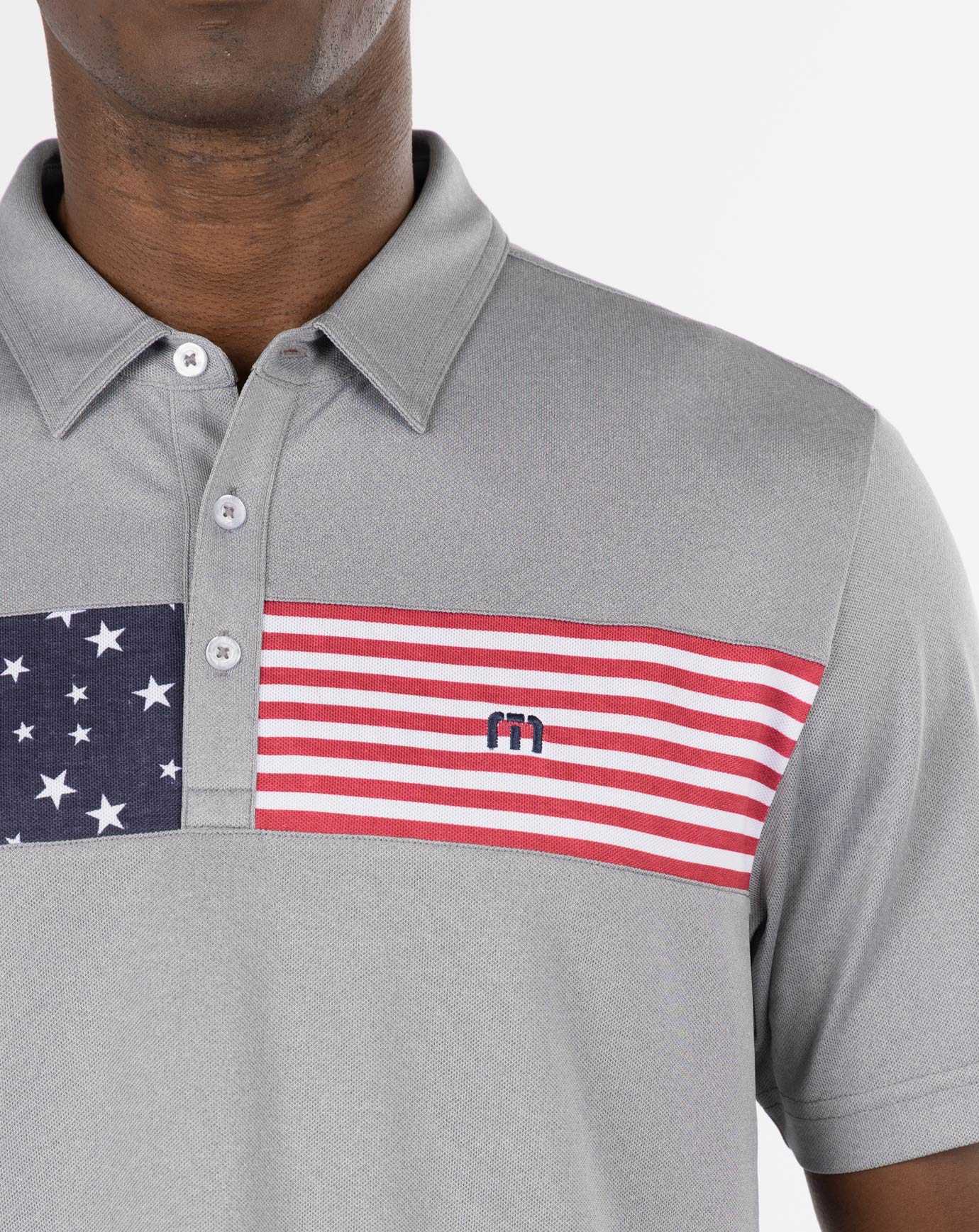 Travis Mathew Sea To Sea Polo Heather Medium Grey | SGMFNQR-30