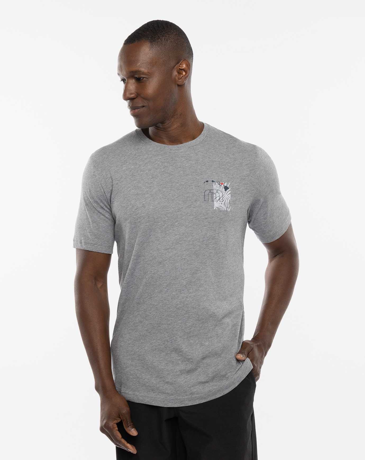 Travis Mathew Seaclusion Tee Heather Grey | FAKXBPH-57