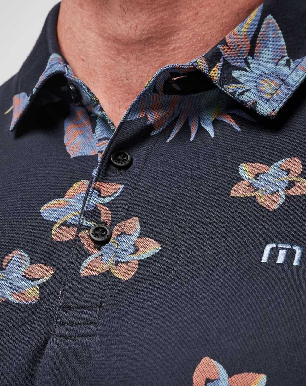 Travis Mathew Secluded Island Polo Black | MQPTOSZ-16