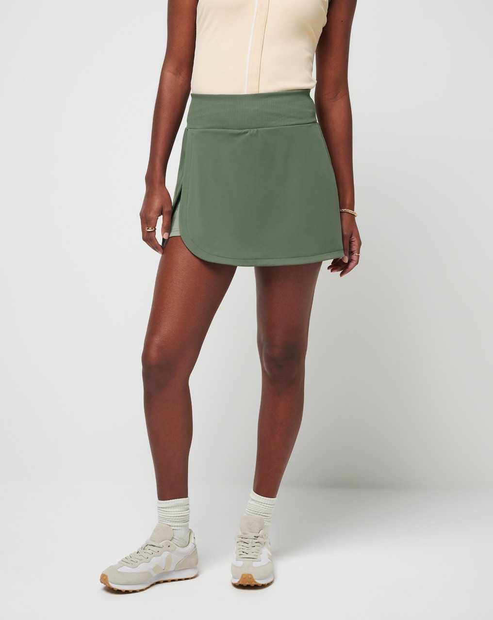 Travis Mathew Secret Plans Moveknit Skort Agave Green | VRETSDC-19