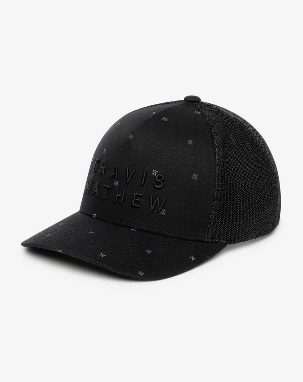 Travis Mathew Shipwreck Beach Snapback Hat Black | FCHOGJP-81