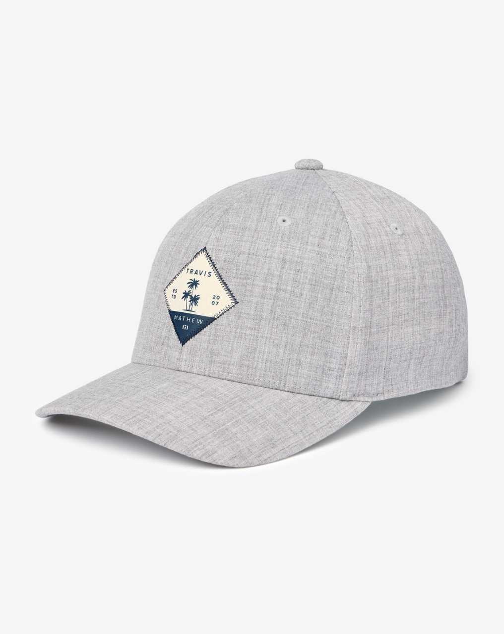 Travis Mathew Short Stay Snapback Hat Heather Grey | HZPIWVD-36