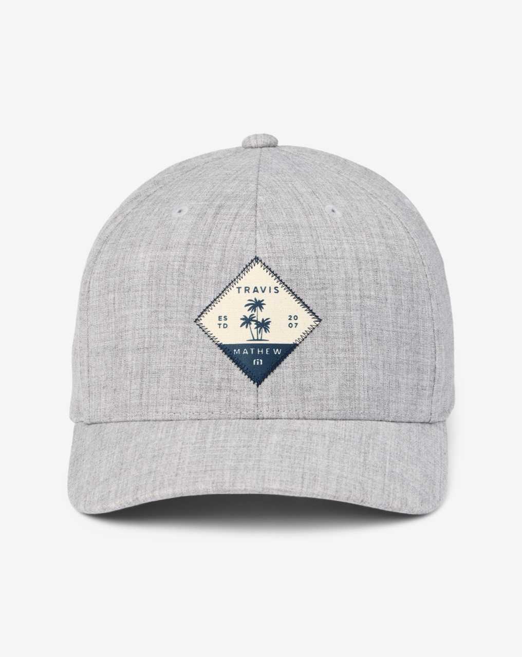 Travis Mathew Short Stay Snapback Hat Heather Grey | HZPIWVD-36