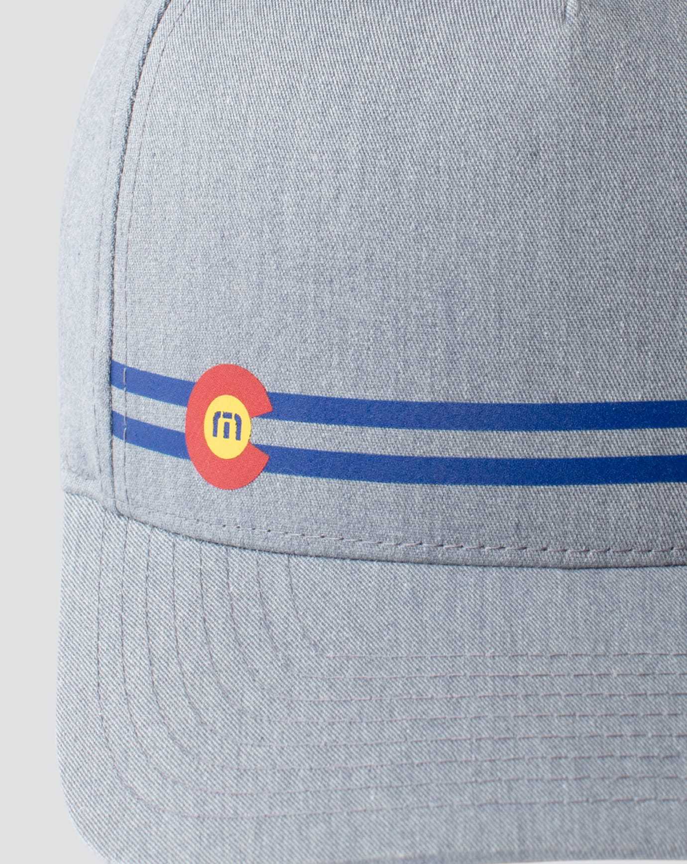 Travis Mathew Side Cut Snapback Hat Heather Grey | BXUMHEV-03