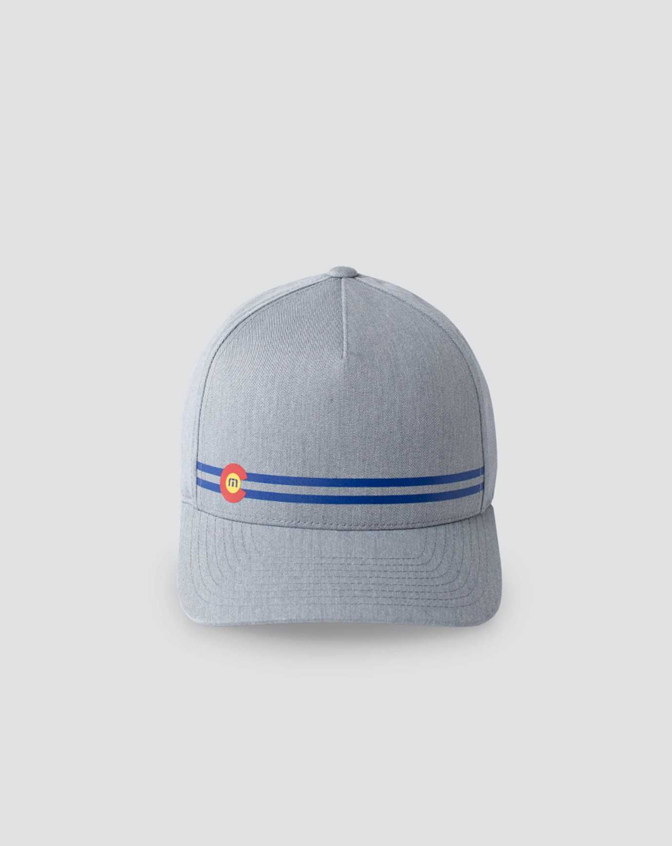 Travis Mathew Side Cut Snapback Hat Heather Grey | BXUMHEV-03