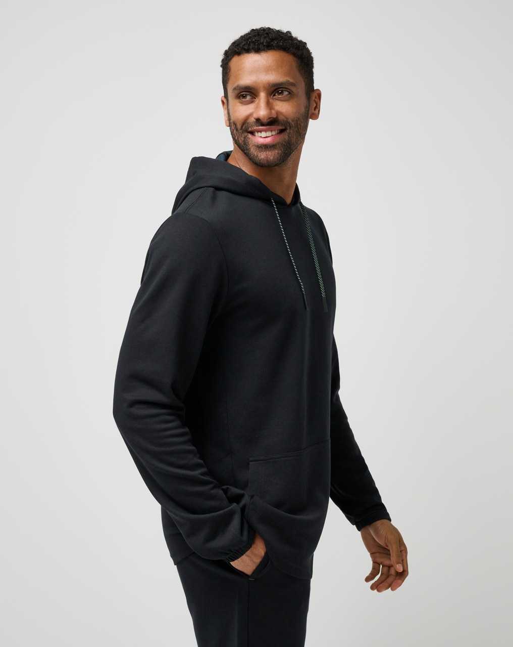 Travis Mathew Sideslip Hoodie Black | XJZELDC-57