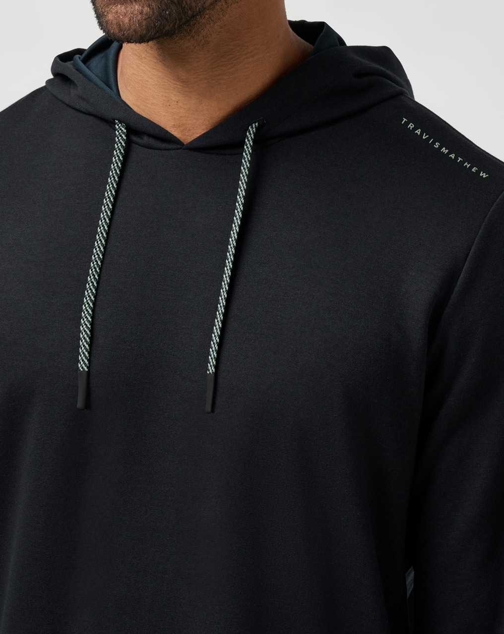 Travis Mathew Sideslip Hoodie Black | XJZELDC-57