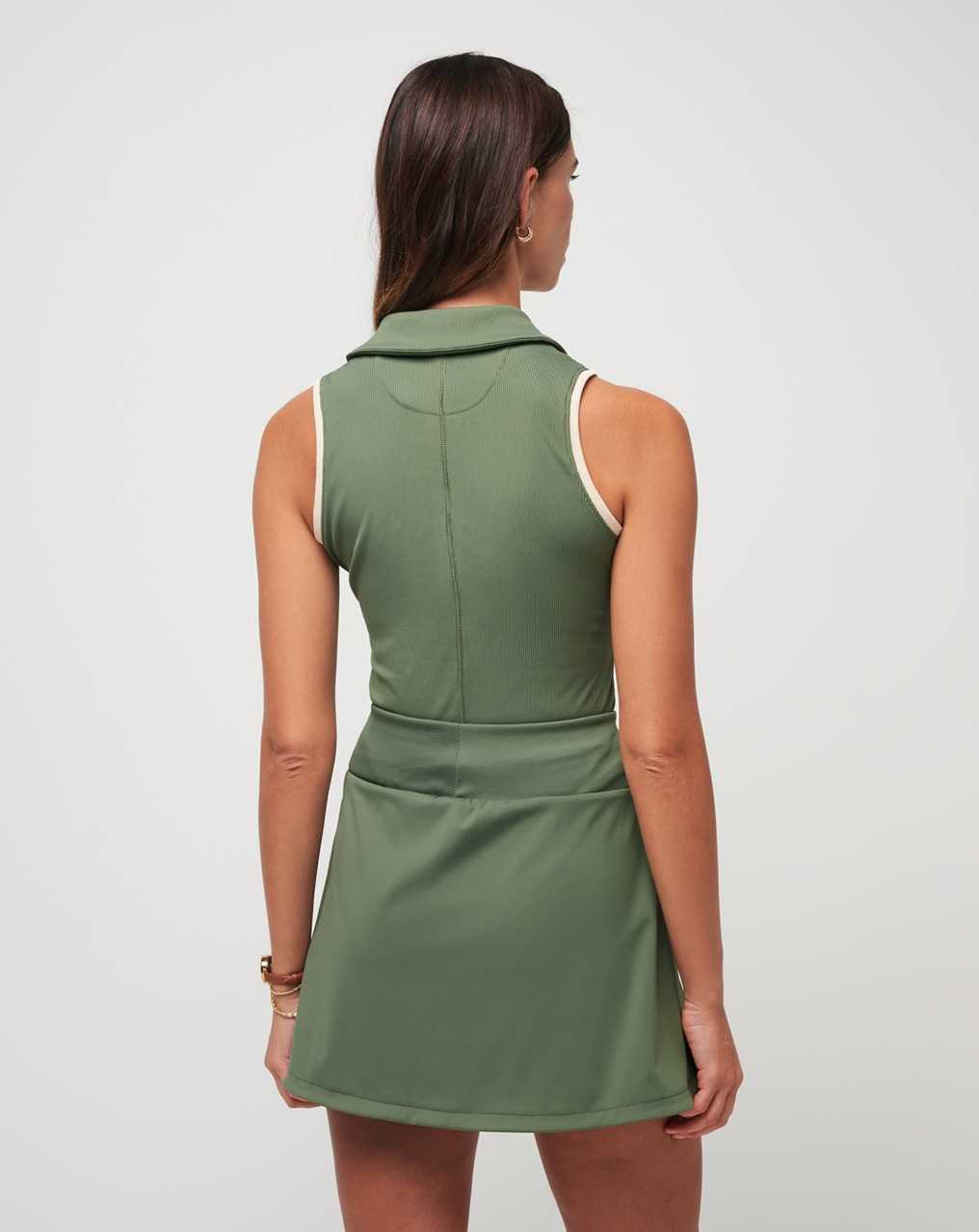 Travis Mathew Sip And Sea Moveknit Sleeveless Polo Agave Green | MOQKIEG-19